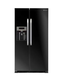Hotpoint Sxbd925Fwd Frost Free American-Style Fridge Freezer - Black